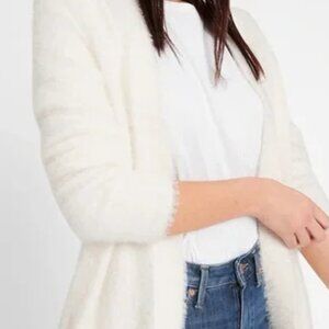 🤍🧥 Love Tree Fuzzy White Cardigan • Cozy Chic ❄️✨